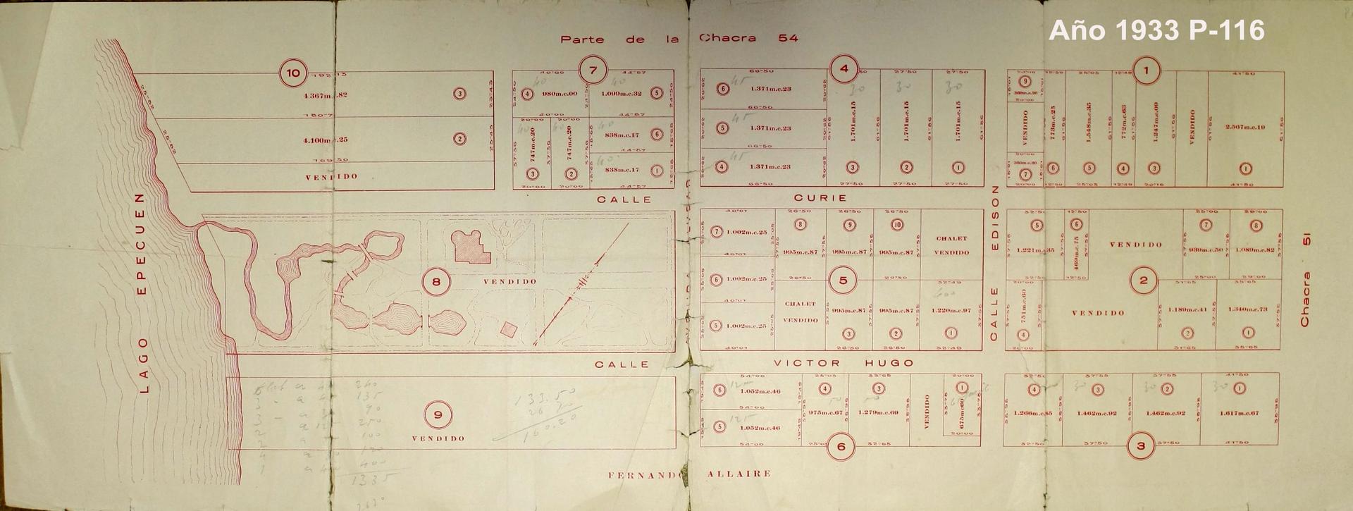 5300 -1933- P 116 Remate Radium Ville Allaire castillo recort